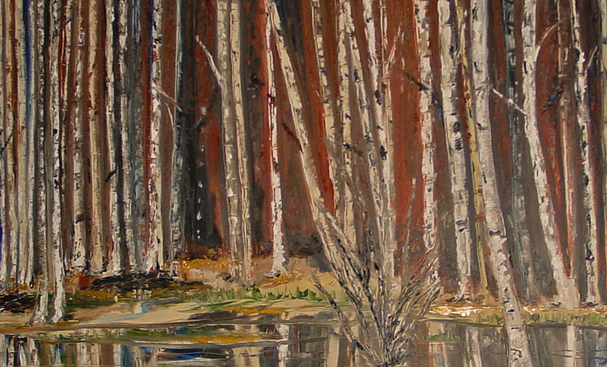 Birch Tree Painting